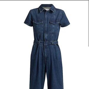 Good American jean jumpsuit